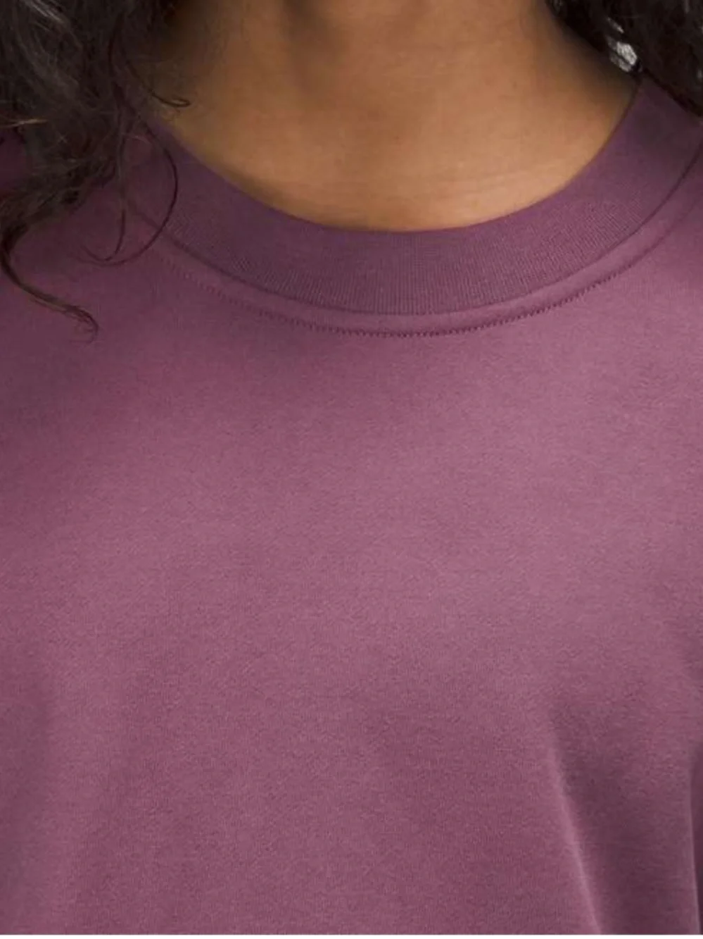 Lululemon Perfectly Oversized Crew Graphic in Vintage Plum